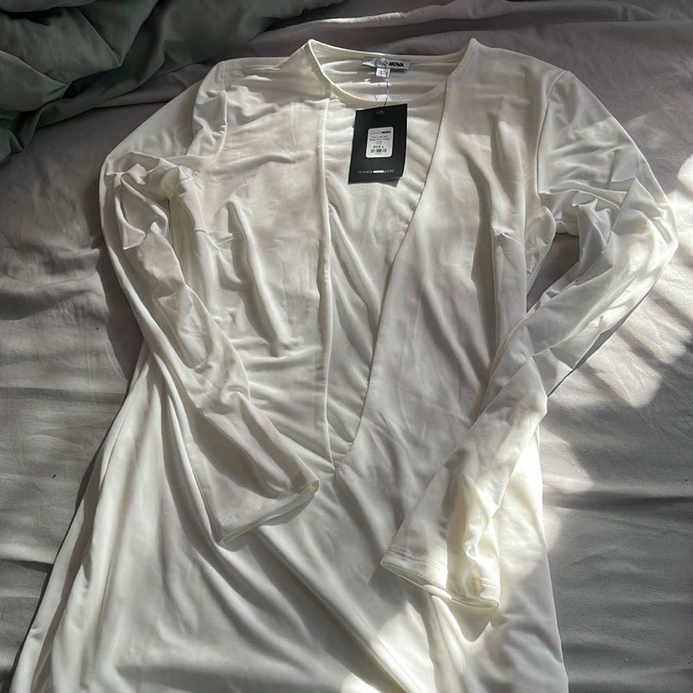 White Fashion Nova Dress